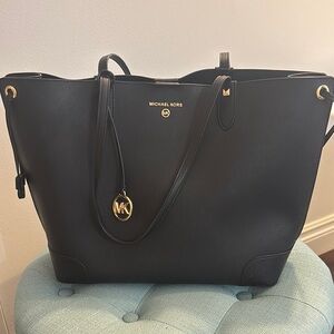 Michael Kors Black Saffiano Leather Tote